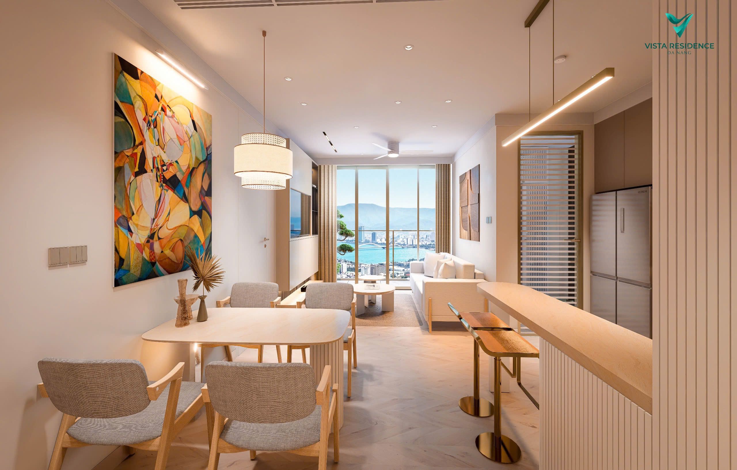 Chỉ còn 1 Căn DUY NHẤT 2PN, Tầng cao View Biển Núi Ngũ Hành Sơn hướng Đông Nam cực thoáng mát