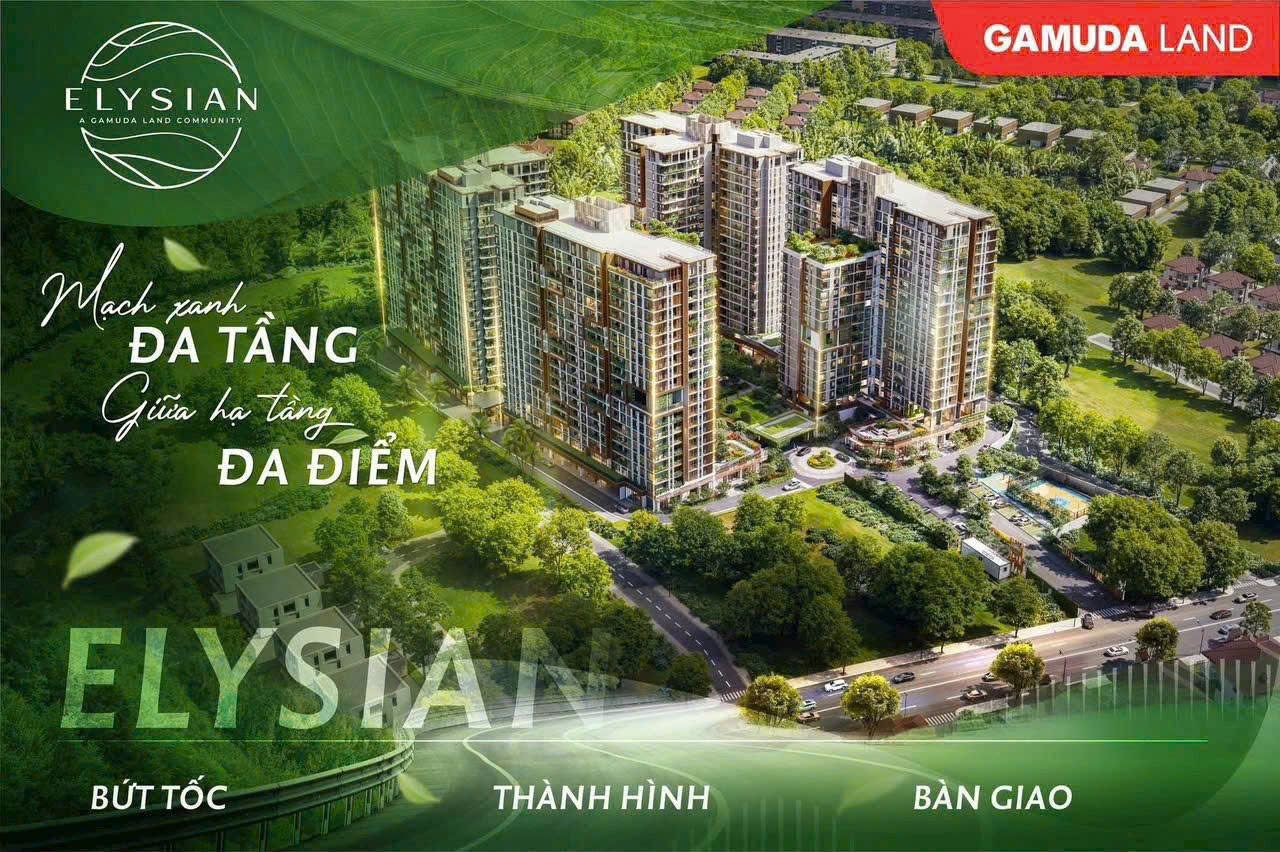 5% ký HĐ chỉ cần 260 TRIỆU 2PN Căn hộ cao cấp Elysian LK Vành Đai 3 giá mua từ CĐT, CK 5% 