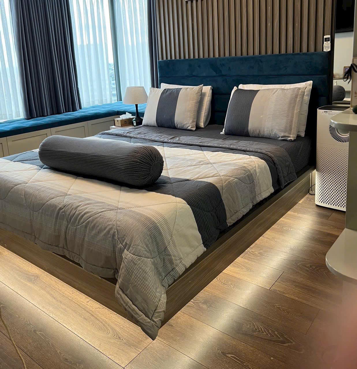 Cho thuê căn hộ Biển Bắc 1070 Đê La Thành 106m thiết kế 3 phòng ngủ đầy đủ nội thất 15 triệu/ tháng