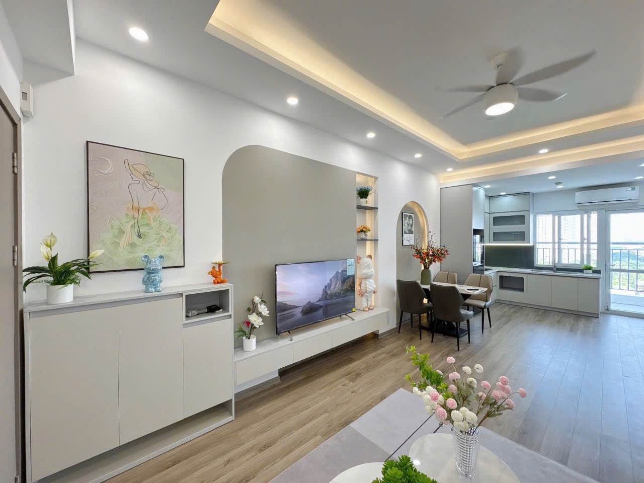 Cho thuê CC IEC Residences Tứ Hiệp, 9 triệu, 78m2, 3PN, 2WC, nội thất đầy đủ chỉ với giá cực chất