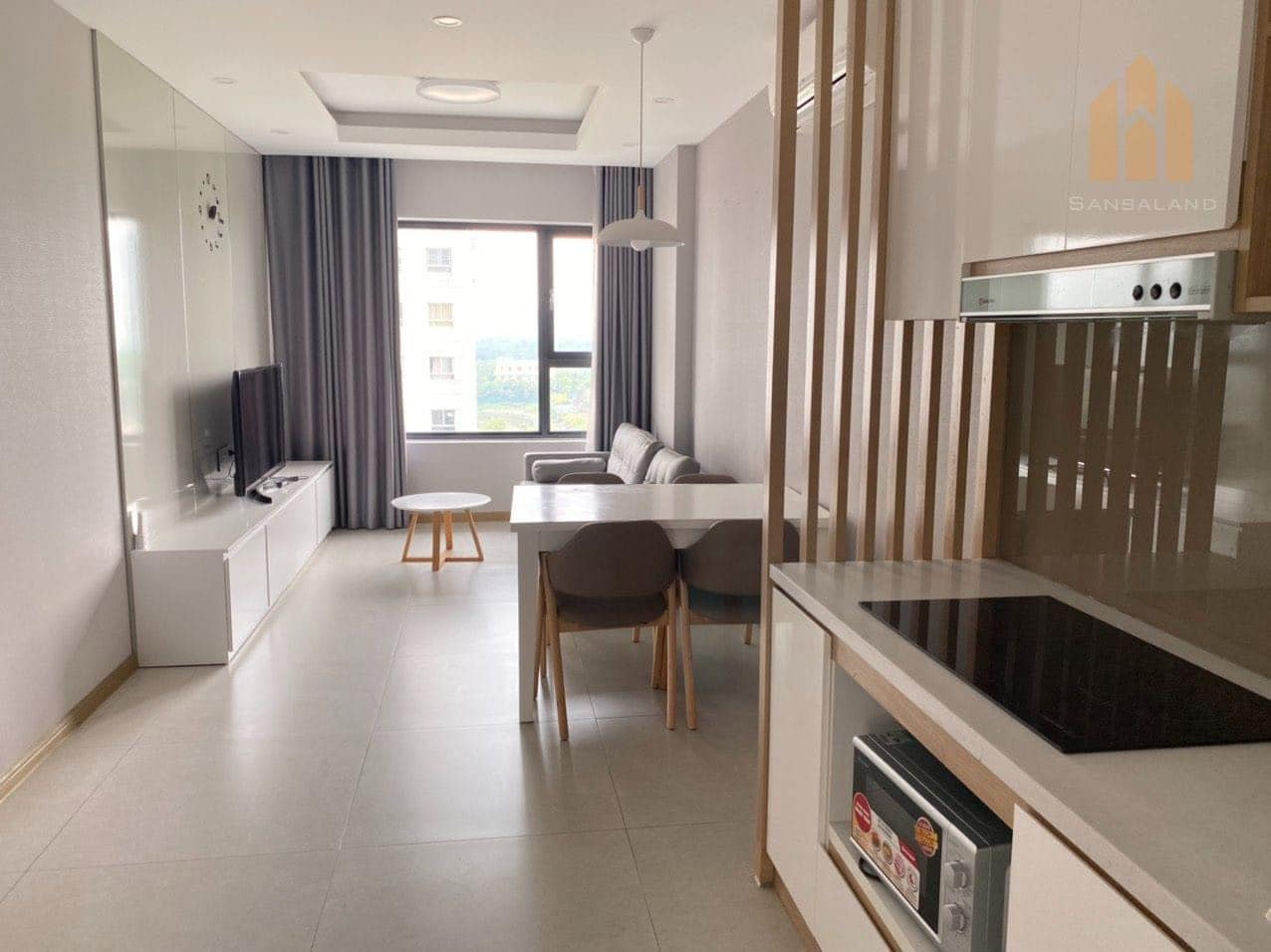 Cần cho thuê căn hộ 1PN - New City full nội thất. Giá thuê 13.5 triệu/tháng