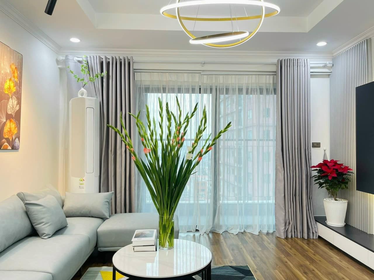 (New hot) căn hộ 2 ngủ diện tích 78.8m2 full đồ cho thuê tại Mandarin Garden 2 Tân Mai