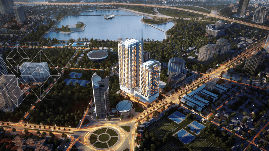 Cho thuê căn hộ chung cư cao cấp Sky Park Tôn Thất Thuyết Cầu Giấy 2 - 3 PN giá tốt 0372 042 ***