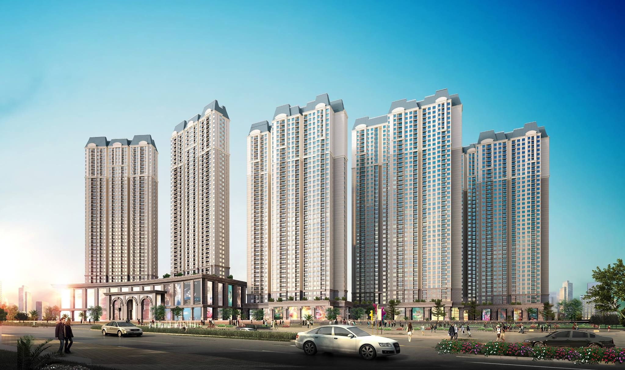 Cho thuê căn hộ 54m2, 1.5 phòng ngủ không đồ tại CHCC Vinhomes D'Capital Trần Duy Hưng: 0378 456 ***